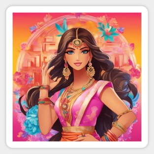 Adventure Bharat Indian Sticker